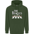 The Beagles Funny Dog Parody Mens 80% Cotton Hoodie Forest Green