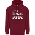 The Beagles Funny Dog Parody Mens 80% Cotton Hoodie Maroon