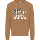 The Beagles Funny Dog Parody Mens Sweatshirt Jumper Caramel Latte