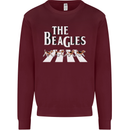 The Beagles Funny Dog Parody Mens Sweatshirt Jumper Maroon