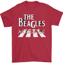The Beagles Funny Dog Parody Mens T-Shirt Cotton Gildan Red