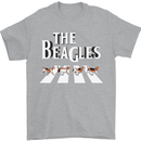 The Beagles Funny Dog Parody Mens T-Shirt Cotton Gildan Sports Grey