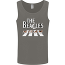 The Beagles Funny Dog Parody Mens Vest Tank Top Charcoal