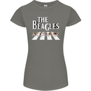 The Beagles Funny Dog Parody Womens Petite Cut T-Shirt Charcoal