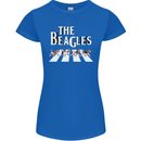 The Beagles Funny Dog Parody Womens Petite Cut T-Shirt Royal Blue