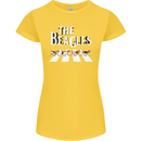 The Beagles Funny Dog Parody Womens Petite Cut T-Shirt Yellow