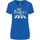 The Beagles Funny Dog Parody Womens Wider Cut T-Shirt Royal Blue