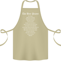 The Beer Prayer Funny Alcohol Cotton Apron 100% Organic Khaki