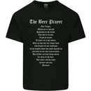 The Beer Prayer Funny Alcohol Mens Cotton T-Shirt Tee Top Black