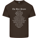 The Beer Prayer Funny Alcohol Mens Cotton T-Shirt Tee Top Dark Chocolate