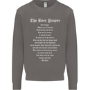 The Beer Prayer Funny Alcohol Mens Sweatshirt Jumper Charcoal