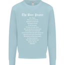 The Beer Prayer Funny Alcohol Mens Sweatshirt Jumper Light Blue