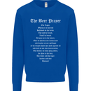 The Beer Prayer Funny Alcohol Mens Sweatshirt Jumper Royal Blue
