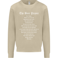 The Beer Prayer Funny Alcohol Mens Sweatshirt Jumper Sand