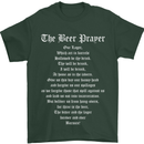 The Beer Prayer Funny Alcohol Mens T-Shirt Cotton Gildan Forest Green
