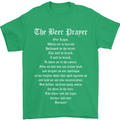 The Beer Prayer Funny Alcohol Mens T-Shirt Cotton Gildan Irish Green