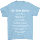 The Beer Prayer Funny Alcohol Mens T-Shirt Cotton Gildan Light Blue