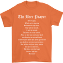 The Beer Prayer Funny Alcohol Mens T-Shirt Cotton Gildan Orange