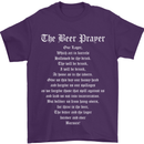 The Beer Prayer Funny Alcohol Mens T-Shirt Cotton Gildan Purple