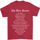 The Beer Prayer Funny Alcohol Mens T-Shirt Cotton Gildan Red