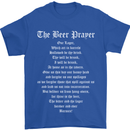The Beer Prayer Funny Alcohol Mens T-Shirt Cotton Gildan Royal Blue