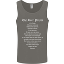 The Beer Prayer Funny Alcohol Mens Vest Tank Top Charcoal