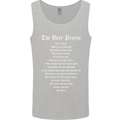 The Beer Prayer Funny Alcohol Mens Vest Tank Top Sports Grey