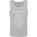 The Beer Prayer Funny Alcohol Mens Vest Tank Top Sports Grey