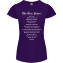 The Beer Prayer Funny Alcohol Womens Petite Cut T-Shirt Purple