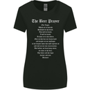The Beer Prayer Funny Alcohol Womens Wider Cut T-Shirt Black