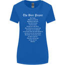 The Beer Prayer Funny Alcohol Womens Wider Cut T-Shirt Royal Blue