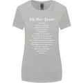 The Beer Prayer Funny Alcohol Womens Wider Cut T-Shirt Sports Grey
