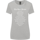 The Beer Prayer Funny Alcohol Womens Wider Cut T-Shirt Sports Grey