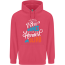 The Best Views Come From the Hardest Climb Childrens Kids Hoodie Heliconia