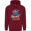 The Best Views Come From the Hardest Climb Childrens Kids Hoodie Maroon