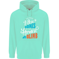 The Best Views Come From the Hardest Climb Childrens Kids Hoodie Peppermint