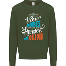 The Best Views Come From the Hardest Climb Kids Sweatshirt Jumper Forest Green