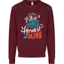 The Best Views Come From the Hardest Climb Kids Sweatshirt Jumper Maroon