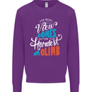 The Best Views Come From the Hardest Climb Kids Sweatshirt Jumper Purple