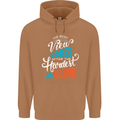The Best Views Come From the Hardest Climb Mens 80% Cotton Hoodie Caramel Latte