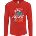 The Best Views Come From the Hardest Climb Mens Long Sleeve T-Shirt Red