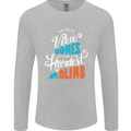 The Best Views Come From the Hardest Climb Mens Long Sleeve T-Shirt Sports Grey
