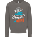 The Best Views Come From the Hardest Climb Mens Sweatshirt Jumper Charcoal