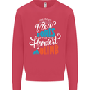 The Best Views Come From the Hardest Climb Mens Sweatshirt Jumper Heliconia