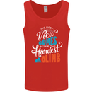 The Best Views Come From the Hardest Climb Mens Vest Tank Top Red