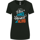 The Best Views Come From the Hardest Climb Womens Wider Cut T-Shirt Black