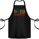 The Big Bong Theory Funny Weed Cannabis Cotton Apron 100% Organic Black