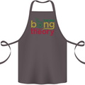 The Big Bong Theory Funny Weed Cannabis Cotton Apron 100% Organic Dark Grey