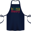 The Big Bong Theory Funny Weed Cannabis Cotton Apron 100% Organic Navy Blue