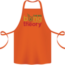 The Big Bong Theory Funny Weed Cannabis Cotton Apron 100% Organic Orange